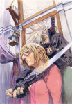 Ilustración Chipp Zanuff Artworks of Guilty Gear X 2000-2004