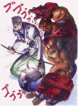 Ilustración Faust Vs. Potemkin Artworks of Guilty Gear X 2000-2004