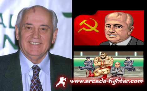 Gorbachov - Presidente U.R.S.S. Street Fighter II