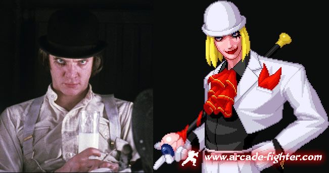Alex DeLarge La Naranja Mecánica - White Real Bout Fatal Fury Special: Dominated Mind