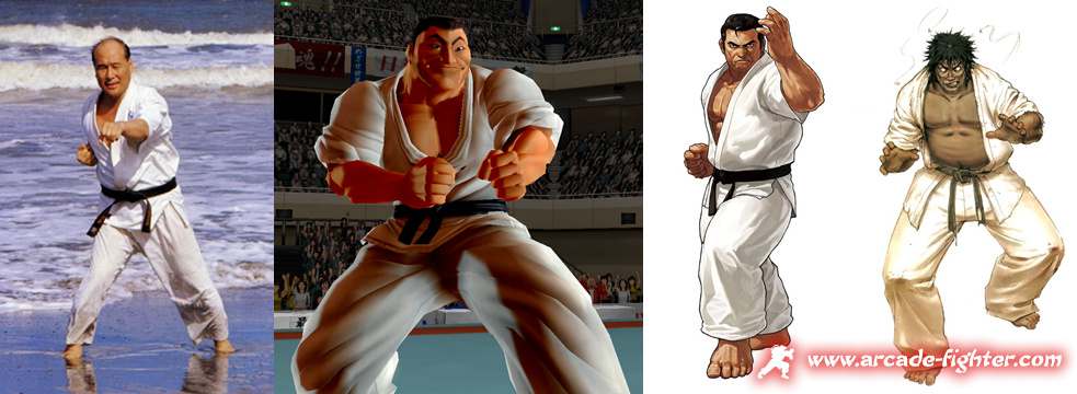 Mas Oyama - Shozan Matsuo Garouden Breakblow - Takuma Art Of Fighting/KOF - Tarao Daraku Tenshi: The Fallen Angels