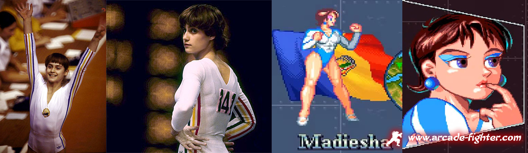 Nadia Comăneci - Madiesha Tough Guy