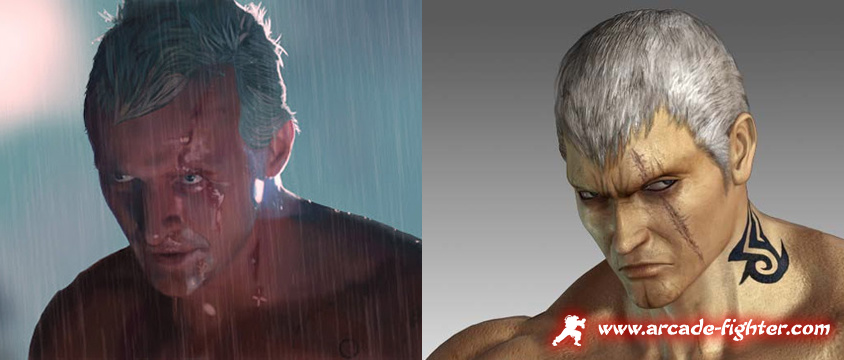 Roy Batty Blader Runner - Bryan Fury Tekken