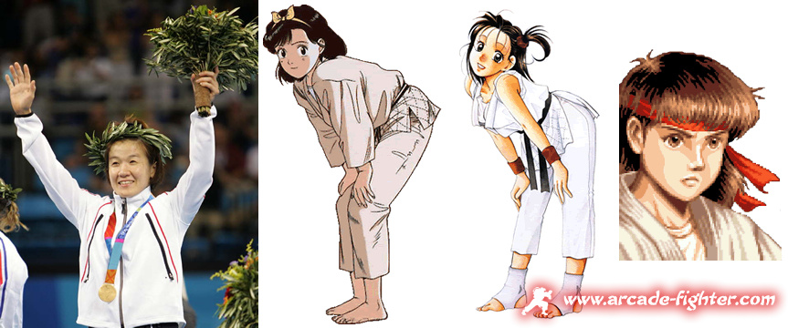 Ryoko Tamura - Yawara Inokuma - Ryoko Izumo World Heores - Ryoko Kano Fighter's History