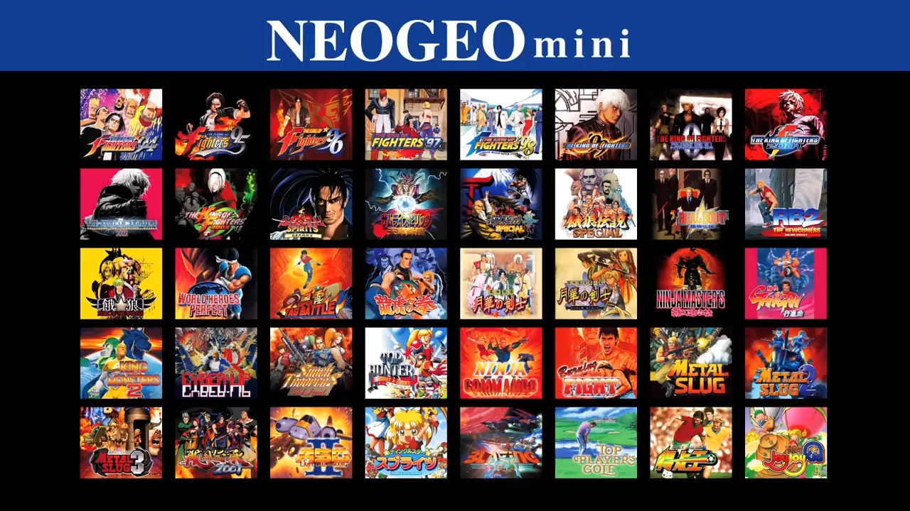 NeoGeo Mini Juegos versión Japón