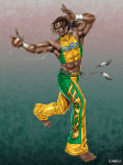 Artwork Eddy Gordo Tekken Tag Tournament 2 por Shunya Yamashita