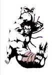Artwork Ganryu Tekken Tag Tournament 2 por Tomio Fujisawa