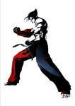 Artwork Jin Kazama Tekken Tag Tournament 2 por Tomio Fujisawa