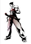 Artwork Kazuya Mishima Tekken Tag Tournament 2 por Tomio Fujisawa