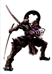 Artwork Yoshimitsu Tekken Tag Tournament 2 por Tomio Fujisawa