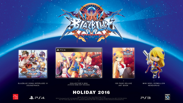 Edición Limitada Norteamérica BlazBlue: Central Fiction