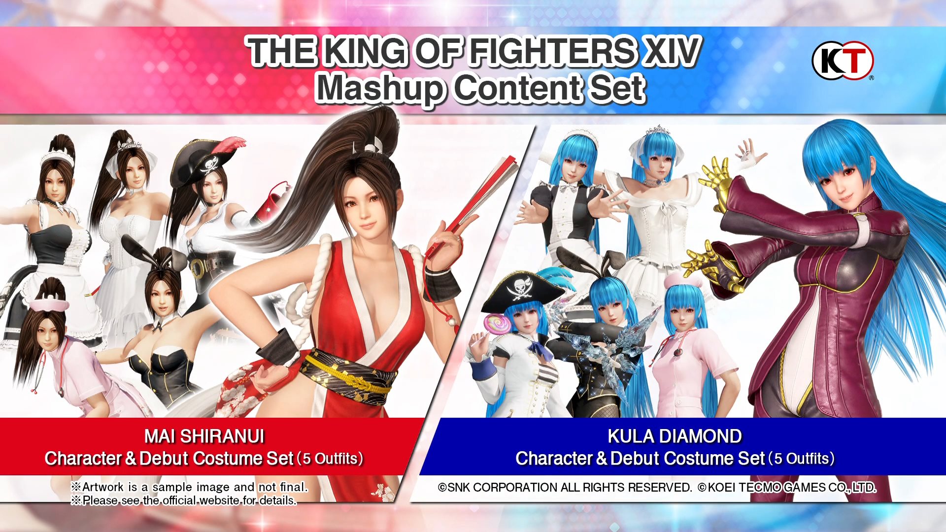 Anuncio Mai Shiranui y Kula Diamond DOA6