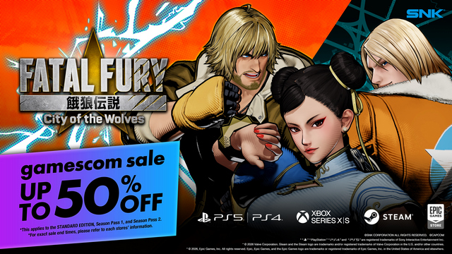 Oferta Gamescom Fatal Fury: City of the Wolves