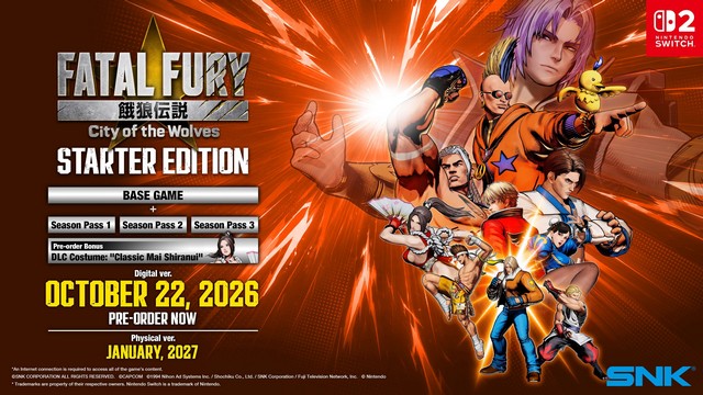 Anuncio Fatal Fury: City of the Wolves Starter Edition
