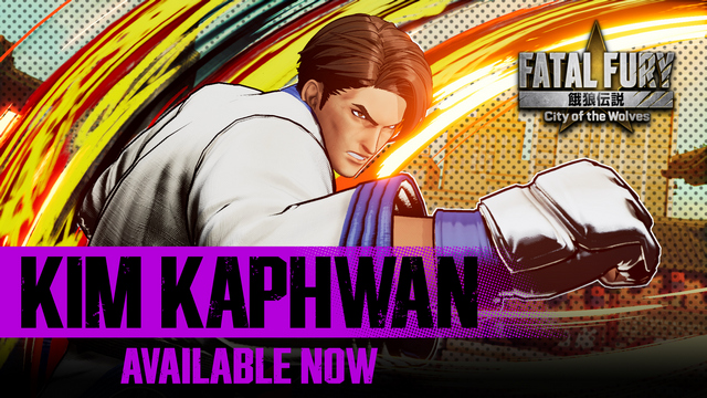Anuncio Kim Kapwhan Fatal Fury: City of the Wolves