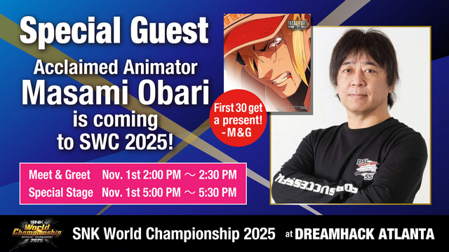 Masami Obari SWC 2025 Dreamhack Atlanta