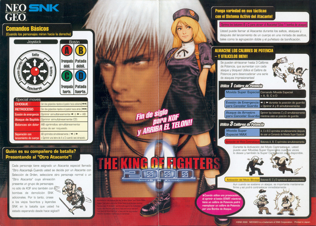 Cómo jugar a KOF 2000