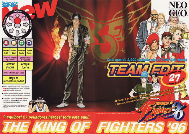 Cómo jugar a The King of Fighters '96