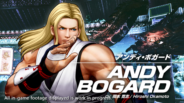 Retrato Andy Bogard The King of Fighters XV