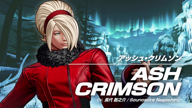 Retrato Ash Crimson The King of Fighters XV