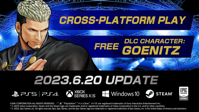 KOF XV Goenitz & Cross Play