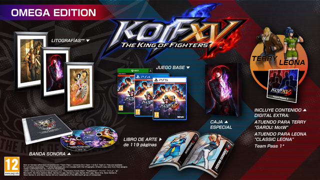 Arte clave KOF XV Omega Edition