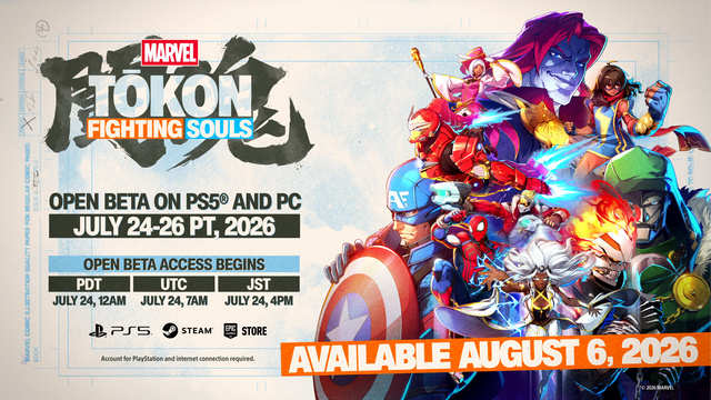 Open Beta Test Marvel Tokon Fighting Souls