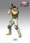 Artwork Chris Redfield Marvel Vs. Capcom Infinite