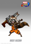 Artwork Rocket Racoon Marvel Vs. Capcom Infinite