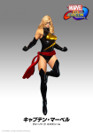Artwork traje premium Captain Marvel Marvel Vs. Capcom Infinite