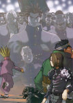 Arte clave Daigo, Akira, Edge y Gan Rival Schools