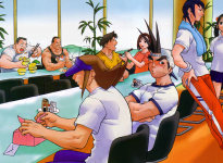 Arte clave Roberto, Shoma y Natsu Rival Schools