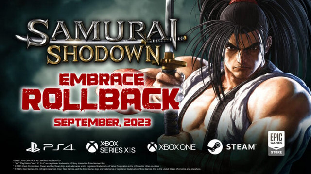 Anuncio Rollback Netcode Samurai Shodown