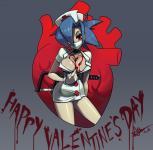 Imagen Promocional San Valentín Valentine Skullgirls