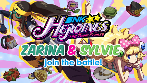 Anuncio Sylvie y Zarina SNK Heroines: Tag Team Frenzy