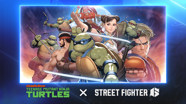 Anuncio colaboración TMNT X Street Fighter 6