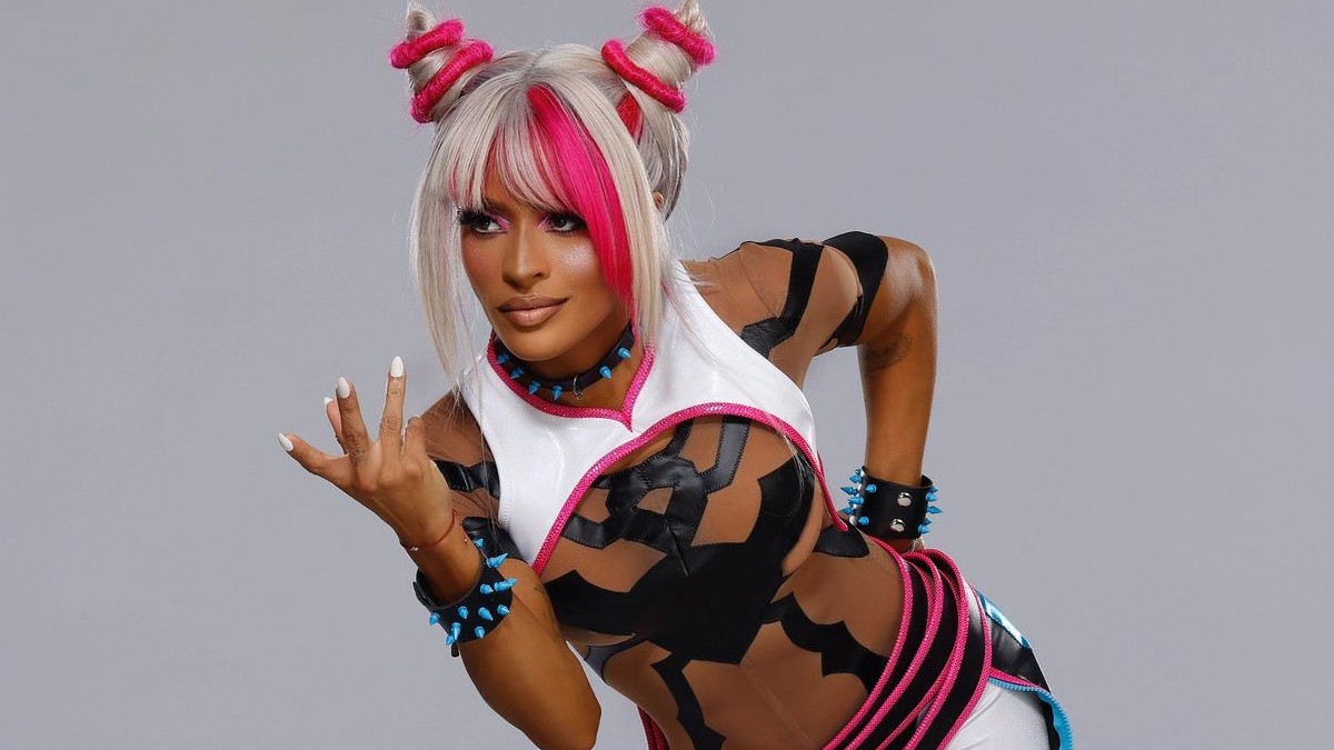 Zelina Vega cosplay Juri Street Fighter 6