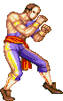 Sprite Vega sin garra Street Fighter II