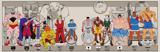 Artwork Street Fighter II