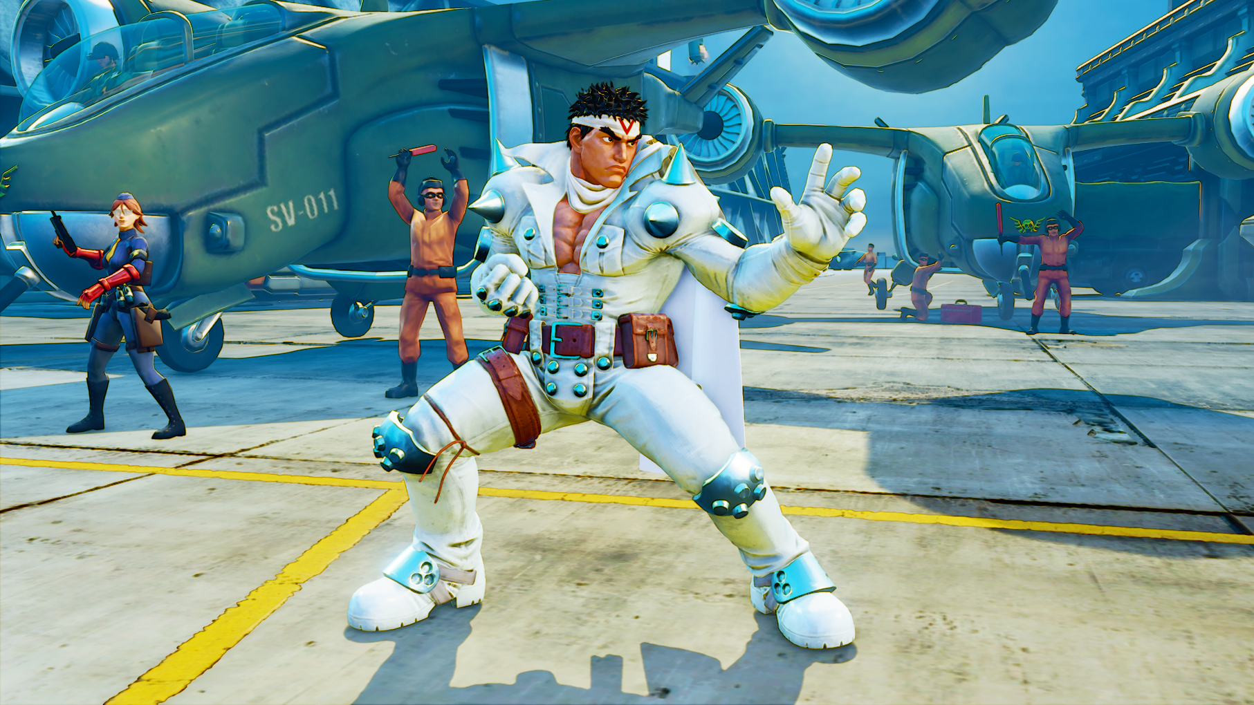Ryu como Jin Saotome Street Fighter V