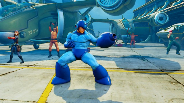 Ryu como Megaman