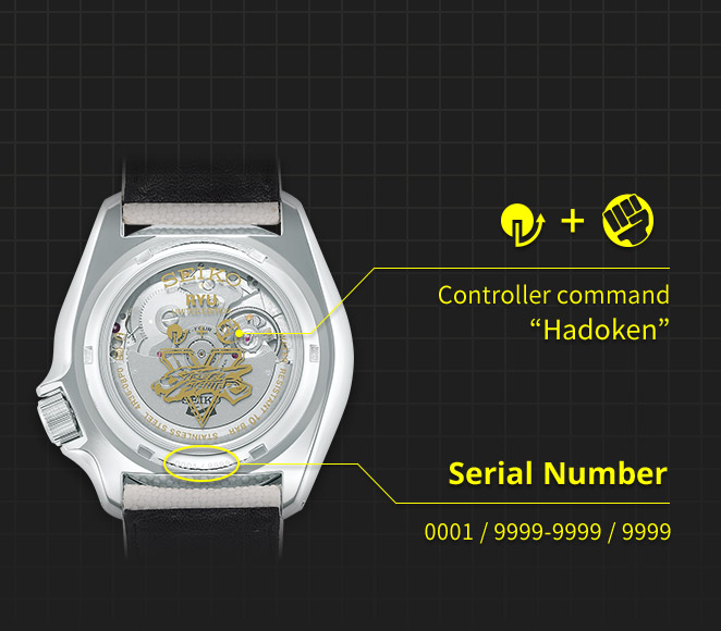 SFV X Seiko Ryu Detalle 2