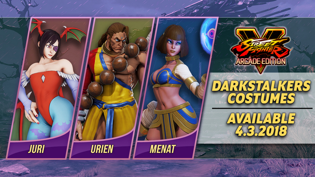 Anuncio trajes Darkstalkers