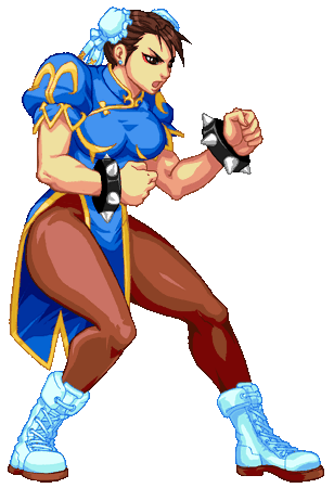 Sprite Chun-Li Super Street Fighter II Turbo HD Remix