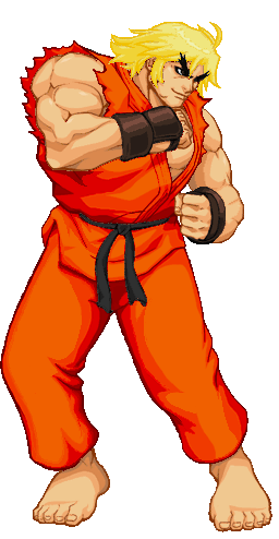 Sprite Ken Super Street Fighter II Turbo HD Remix