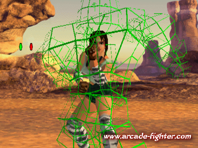 Modo Wireframe Tekken 2