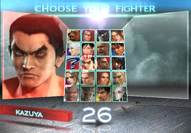 Pantallazo personajes Tekken 4