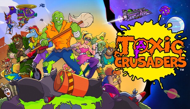 Arte clave Toxic Crusaders