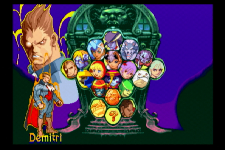 Personajes Vampire Hunter 2: Darkstalkers' Revenge