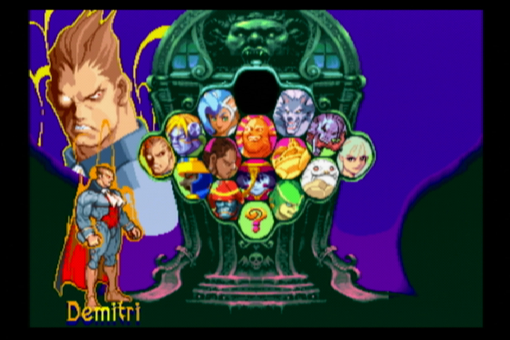 Personajes Vampire Hunter 2: Darkstalkers' Revenge